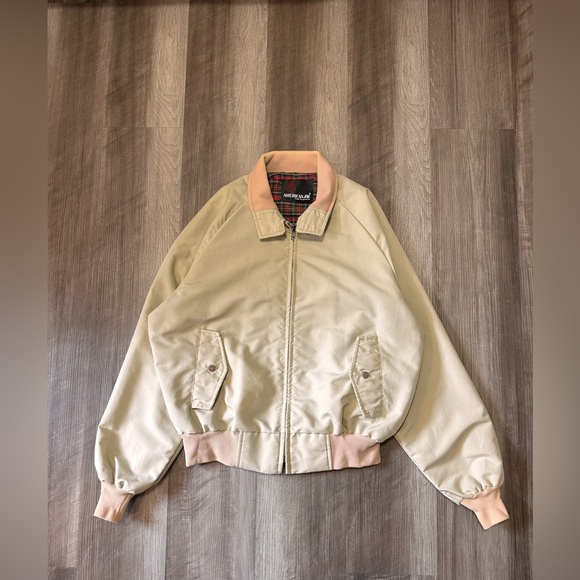 American Jac Other - 80’s True Vintage American Jac cream bomber jacket